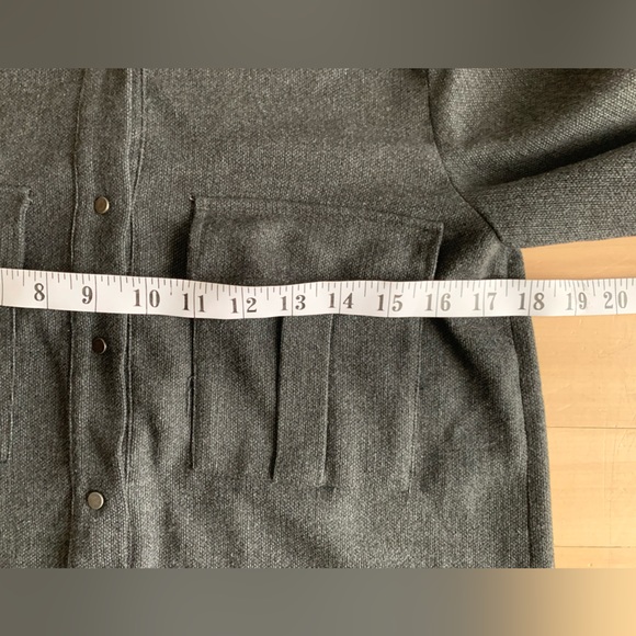 ZARA - Charcoal Shirt Dress | Long Sleeve, Pocket Detail - Picture 7 of 10